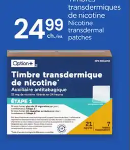 Proxim Option+ Nicotine transdermal patches offer