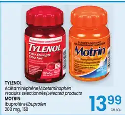 Uniprix TYLENOL Acétaminophène MOTRIN Ibuprofène offer