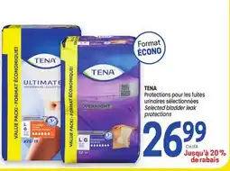 Uniprix TENA Protections pour les fuites urinaires sélectionnées/Selected bladder leak protections offer
