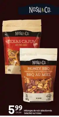 Uniprix NOSH & CO. Mélanges de noix sélectionnés /Selected nut mixes offer