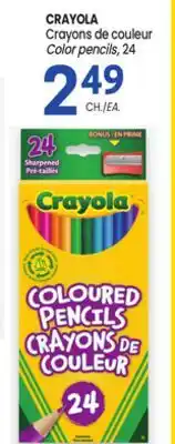 Uniprix CRAYOLA Crayons de couleur/ Color pencils offer