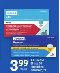 Uniprix Option+ A.A.S./A.S.A., Naproxène/ Naproxen offer