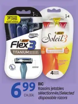 Uniprix BIC Rasoirs jetables sélectionnés/Selected disposable razors offer