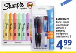 Uniprix PAPER MATE Porte-mines/Mechanical pencils, SHARPIE Surligneurs/Highlighters offer