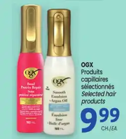 Uniprix OGX Produits capillaires sélectionnés/ Selected hair products offer