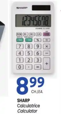 Uniprix SHARP Calculatrice/Calculator offer