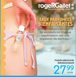 Uniprix ROGER & GALLET Produits sélectionnés /Selected products offer