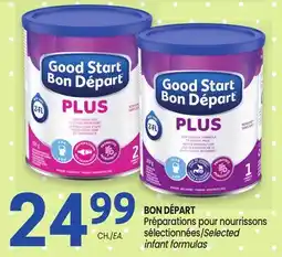 Uniprix BON DÉPART Préparations pour nourrissons sélectionnées/Selected infant formulas offer