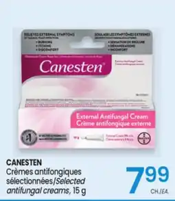 Uniprix CANESTEN Crèmes antifongiques sélectionnées/Selected antifungal creams offer