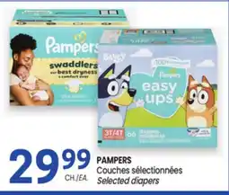 Uniprix PAMPERS Couches sélectionnées/Selected diapers offer