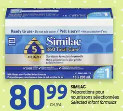 Uniprix SIMILAC Préparations pour nourrissons sélectionnées/Selected infant formulas offer