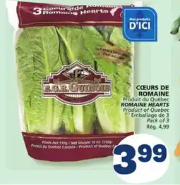 Marché Bonichoix ROMAINE HEARTS offer