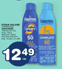 Marché Bonichoix COPPERTONE SUNSCREEN offer