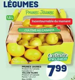 Marché Bonichoix YELLOW PLUMS offer