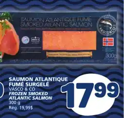 Marché Bonichoix VASCO & CO FROZEN SMOKED ATLANTIC SALMON offer