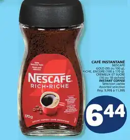 Marché Bonichoix INSTANT COFFEE offer