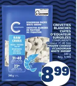 Marché Bonichoix FROZEN COOKED ECUADORIAN WHITE SHRIMP offer