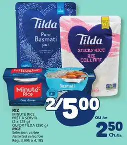 Marché Bonichoix MINUTE RICE OR TILDA RICE offer