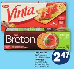 Marché Bonichoix DARE VINTA, BRETON, BRETON BOUCHÉES CRACKERS offer