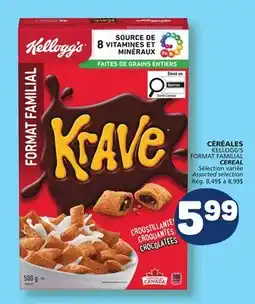 Marché Bonichoix KELLOGG'S CEREAL offer