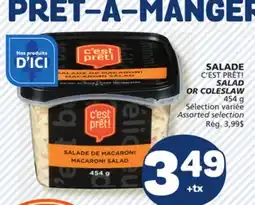 Marché Bonichoix C'EST PRÈT SALAD offer