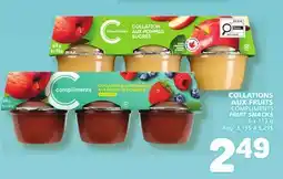 Marché Bonichoix COMPLIMENTS FRUIT SNACKS offer