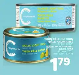 Marché Bonichoix COMPLIMENTS LIGHT OF FLAVOURED LIGTH TUNA offer