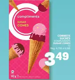 Marché Bonichoix COMPLIMENTS SUGAR CONES offer