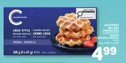 Marché Bonichoix COMPLIMENTS FROZEN BELGIAN WAFFLE offer