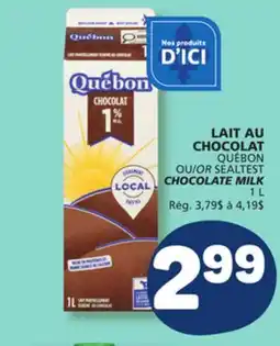 Marché Bonichoix QUÉBON CHOCOLATE MILK offer