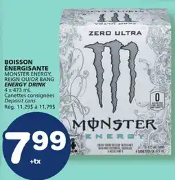 Marché Bonichoix MONSTER ENERGY OR BANG ENERGY DRINK offer
