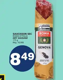 Marché Bonichoix ROMA D'ITALIA DRY SAUSAGE offer