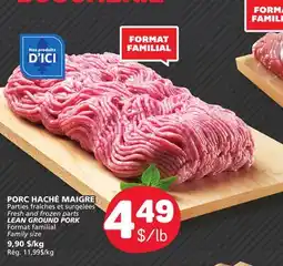Marché Bonichoix LEAN GROUND PORK offer