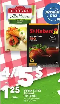 Marche Ami mélange à sauce St‑Hubert, Fine Cuisine offer