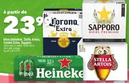 Marche Ami bière Heineken, Stella Artois, Corona Extra, Sapporo offer