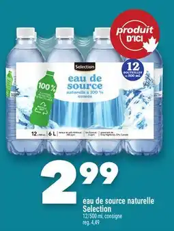 Marche Ami eau de source naturelle Selection offer