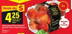 Maxi PÉCHES JAUNES DÉLICES DU MARCHÉ offer