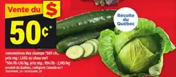 Maxi CONCOMBRES DES CHAMPS *50¢ CH offer