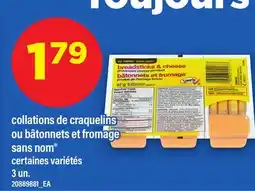 Maxi COLLATIONS DE CRAQUELINS OU OU BÂTONNETS ET FROMAGE SANS NOM , 2 UN offer