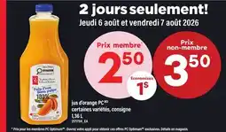 Maxi JUS D'ORANGE PC offer