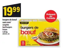 Maxi BURGERS DE BOEUF SANS NOM | BEEF BURGERS offer