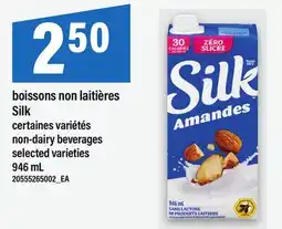 Maxi BOISSONS NON LAITIÈRES SILK | NON-DAIRY BEVERAGES offer