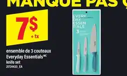 Maxi ENSEMBLE DE 3 COUTEAUX | EVERYDAY ESSENTIALS KNIFE SET offer