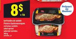 Maxi TARTINADES DE SALADE PLAISIRS GASTRONOMIQUES | SALAD SPREAD offer