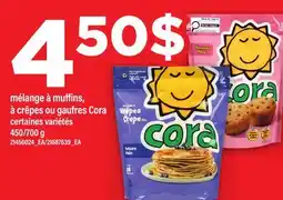 Maxi MÉLANGE À MUFFINS, À CRÊPES OU GAUFRES CORA, 450/700 G offer
