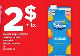 Maxi BOISSON AU JUS RUBICON | JUICE DRINK offer