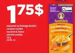 Maxi MACARONI AU FROMAGE ANNIE'S | MACARONI & CHEESE offer