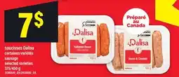 Maxi SAUCISSES DALISA | SAUSAGE, 375/450 G offer
