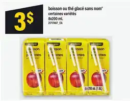Maxi BOISSON OU THÉ GLACÉ SANS NOM offer