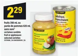 Maxi FRUITS 398 ML OU PURÉE DE POMMES 620 ML SANS NOM | FRUIT OR APPLESAUCE offer